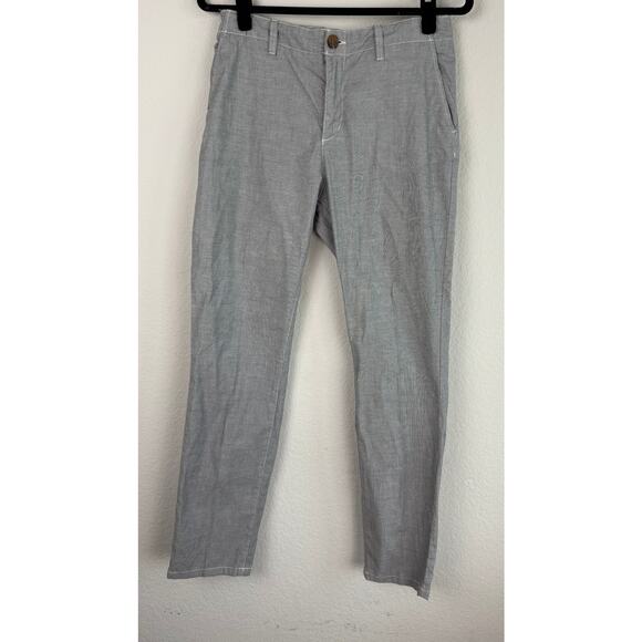 H&M Womens Gray White Pants Sz 6 Officewear Closet Staple Interview Preppy - Picture 1 of 11